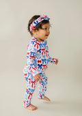Red white & blue bamboo