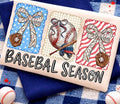 Baseball season tee