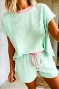 Mint Shorts Set