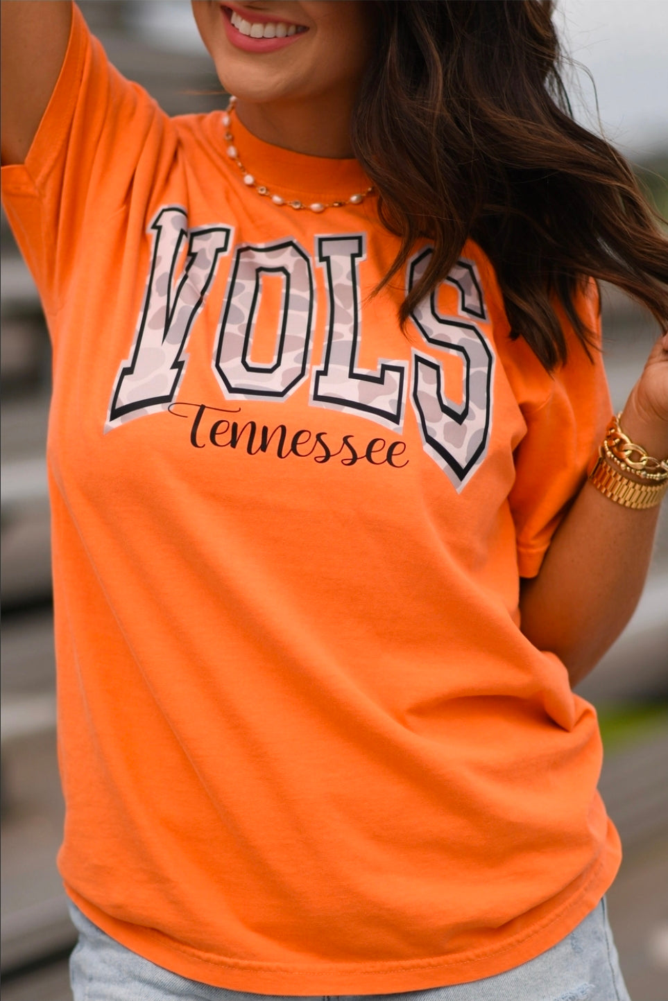 Vols Camo Print Tee